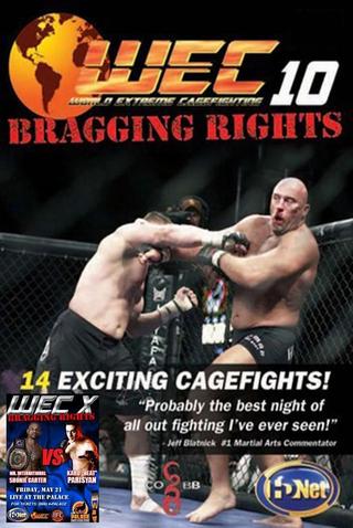 WEC 10: Bragging Rights poster