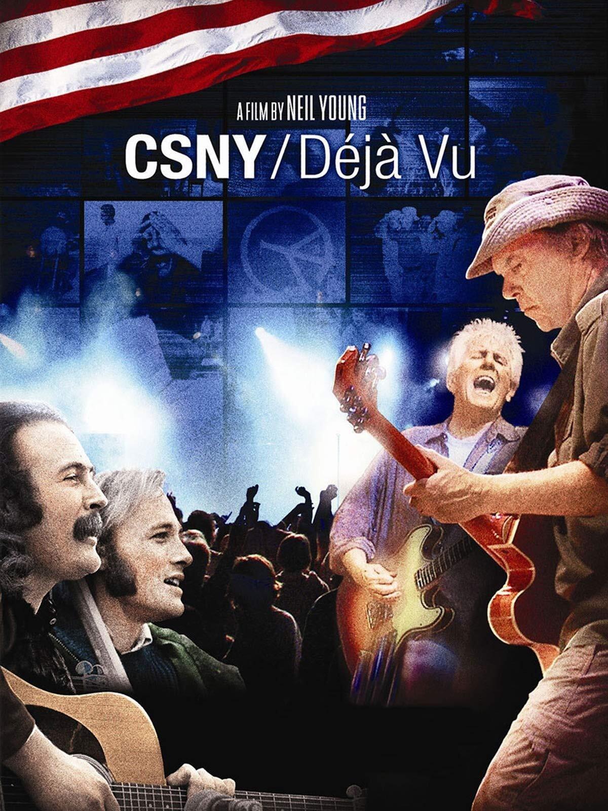 Crosby, Stills, Nash & Young ‎– Déjà Vu poster
