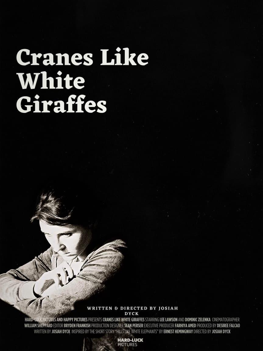 Cranes Like White Giraffes poster