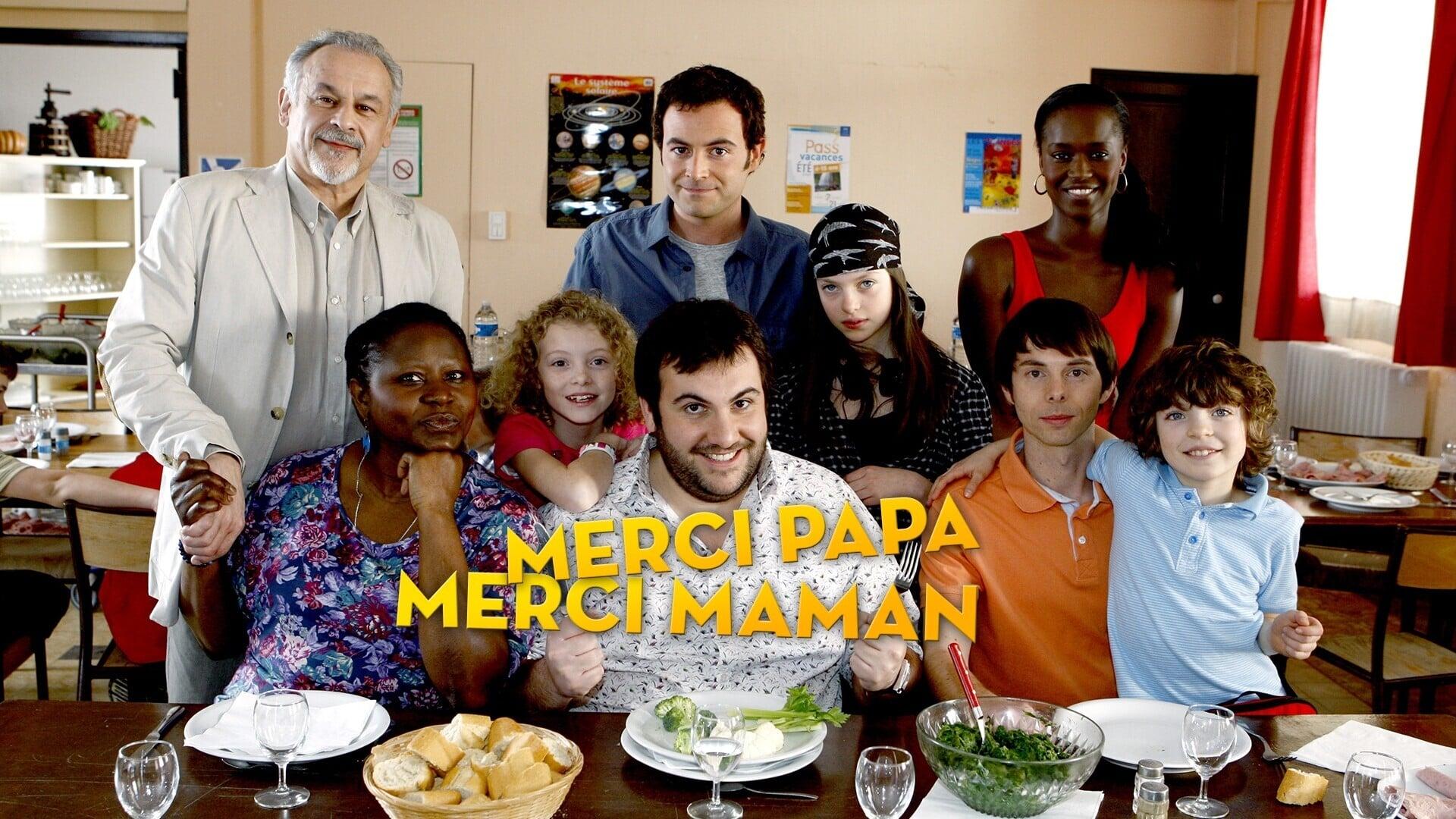 Merci papa, merci maman backdrop