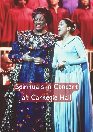 Spirituals in Concert poster