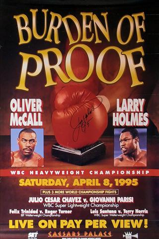Oliver McCall vs. Larry Holmes poster