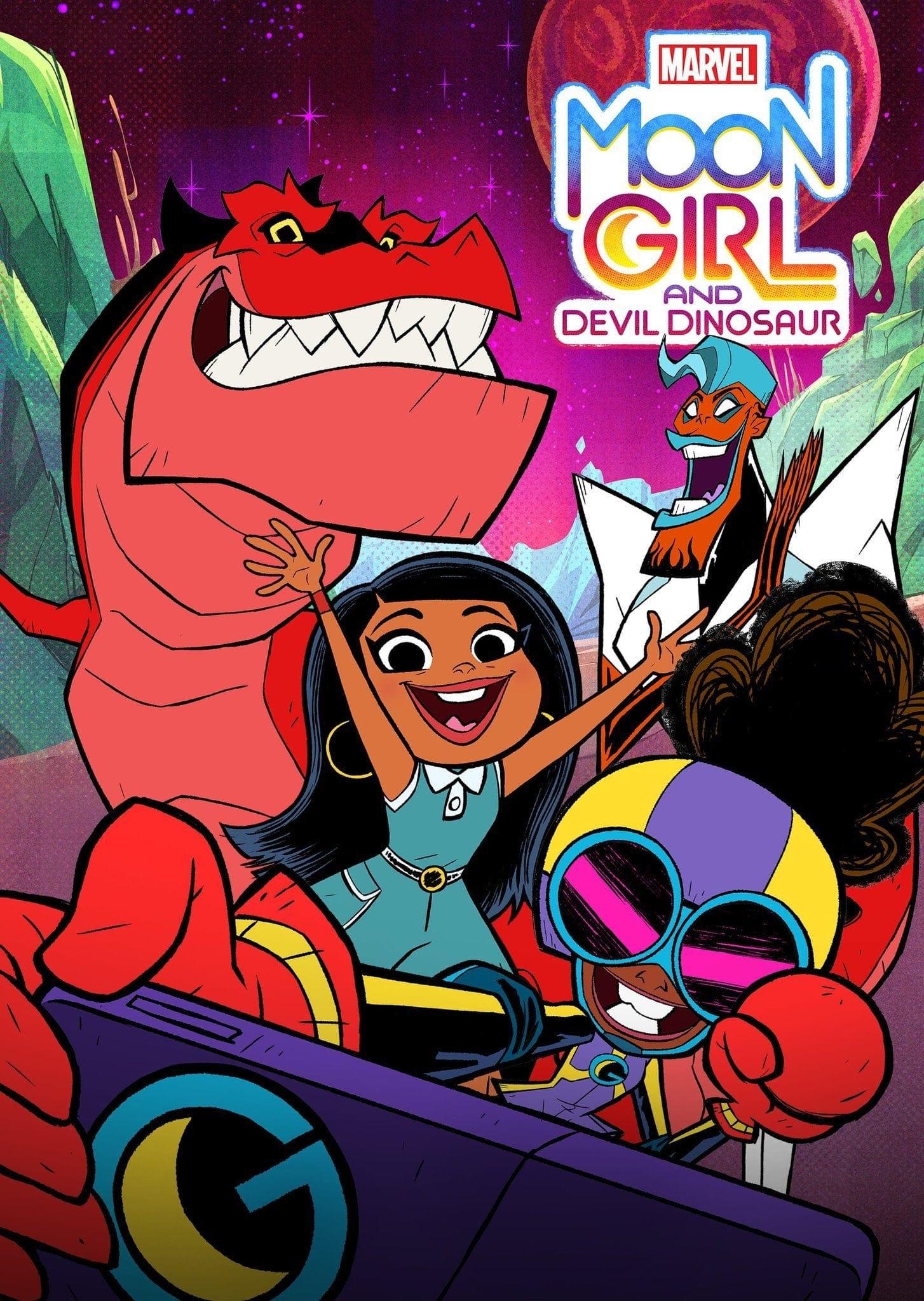 Marvel's Moon Girl and Devil Dinosaur poster