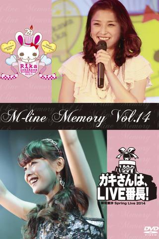 M-line Memory Vol.14 - Niigaki Risa Spring Live 2014 ~Gaki-san wa, LIVE Banchou!~ poster
