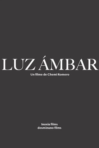 Luz ámbar poster