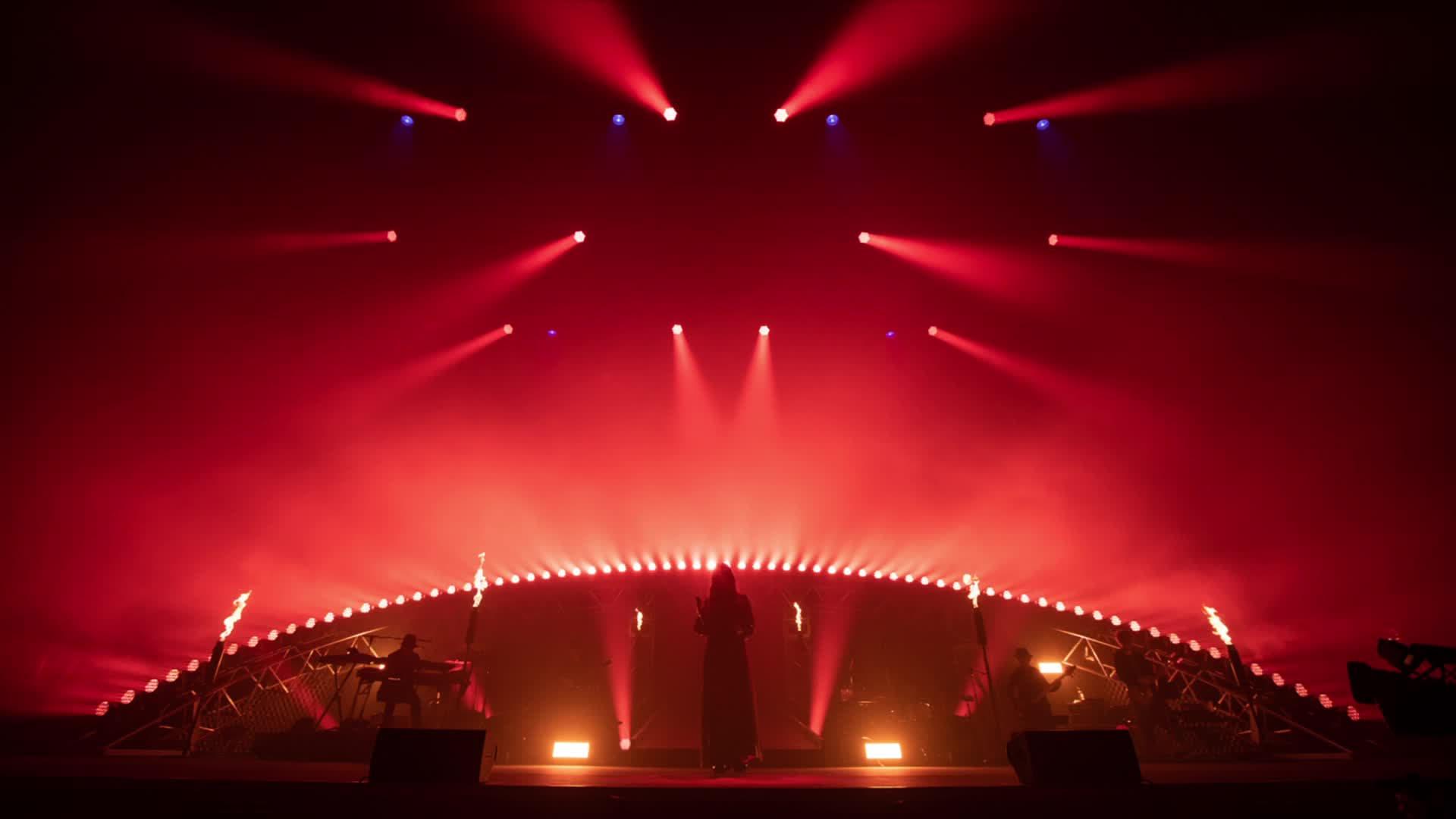 Aimer Hall Tour 19/20 “rouge de bleu” 東京公演 ～rouge de bleu～ backdrop