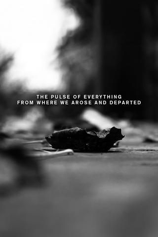 The pulse of everything from where we arose and departed poster