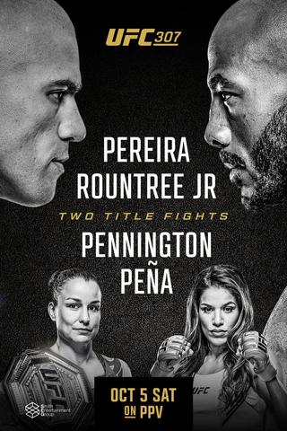 UFC 307: Pereira vs. Rountree Jr. poster