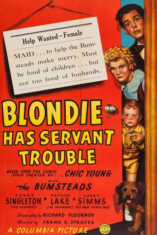 Blondie Has Servant Trouble poster