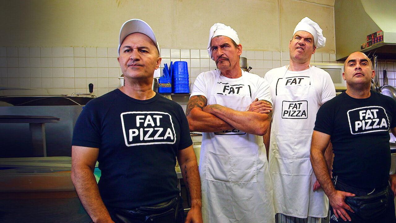 Fat Pizza vs Housos backdrop