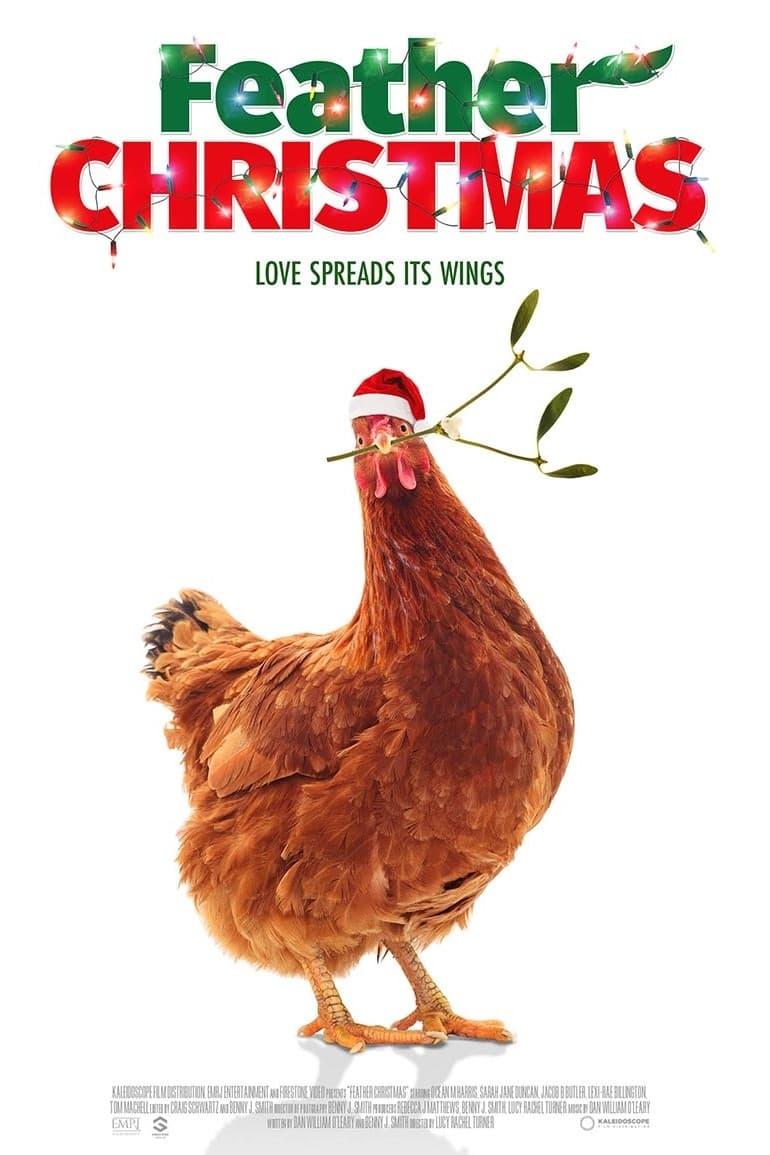 Feather Christmas poster