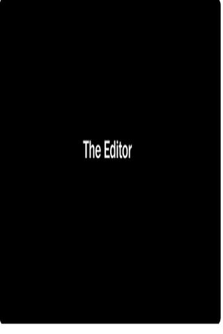 The Editor poster