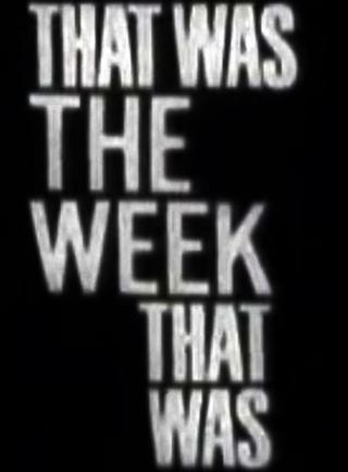 That Was The Week That Was poster