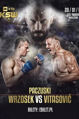 KSW 90: Wrzosek vs. Vitasović poster