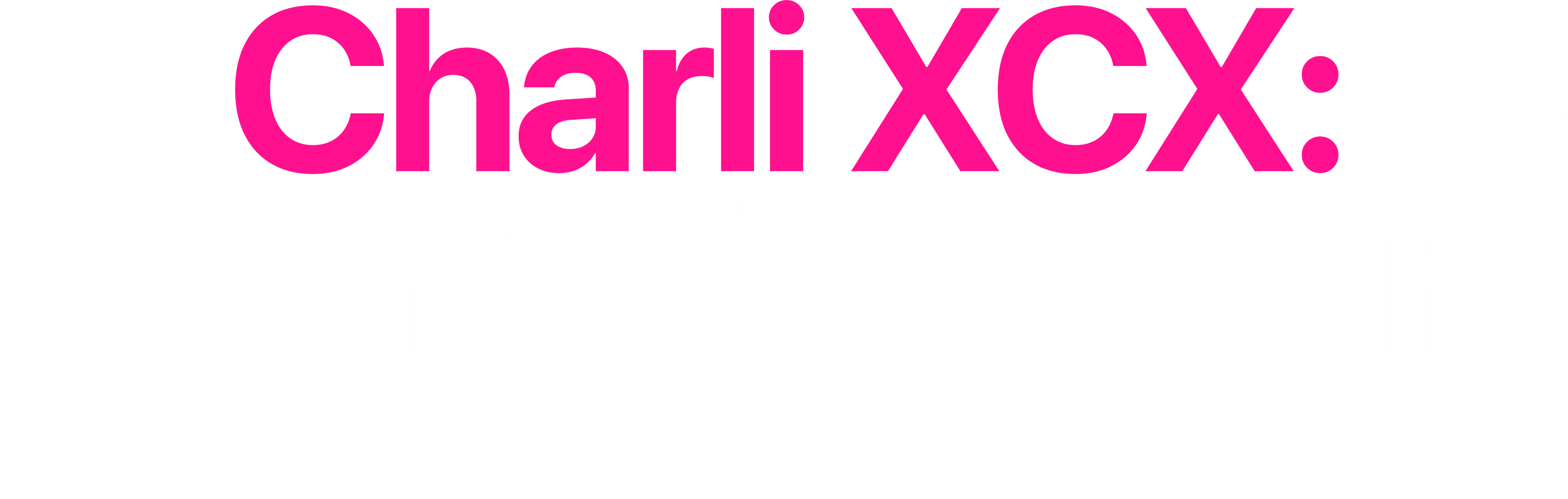 Charli XCX: Alone Together logo