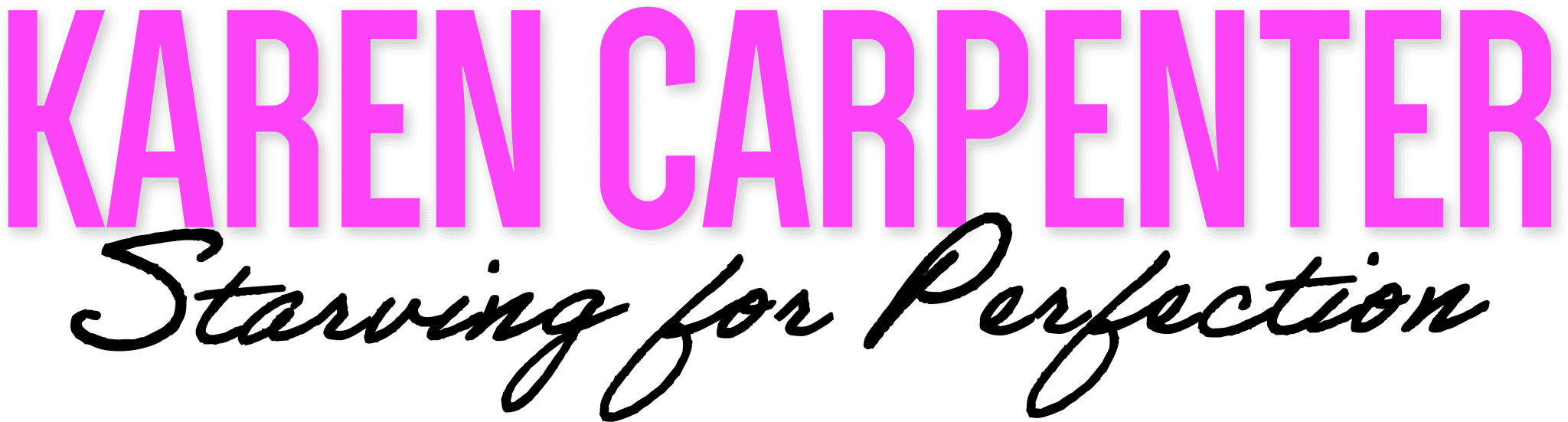 Karen Carpenter: Starving for Perfection logo