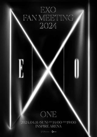 2024 EXO FAN MEETING : ONE poster