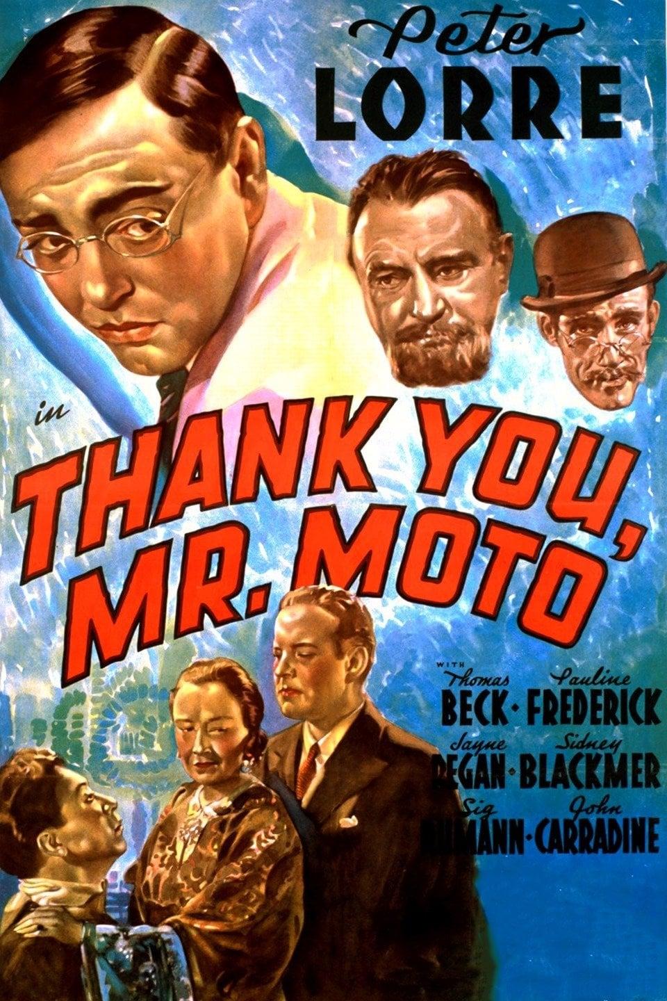 Thank You, Mr. Moto poster