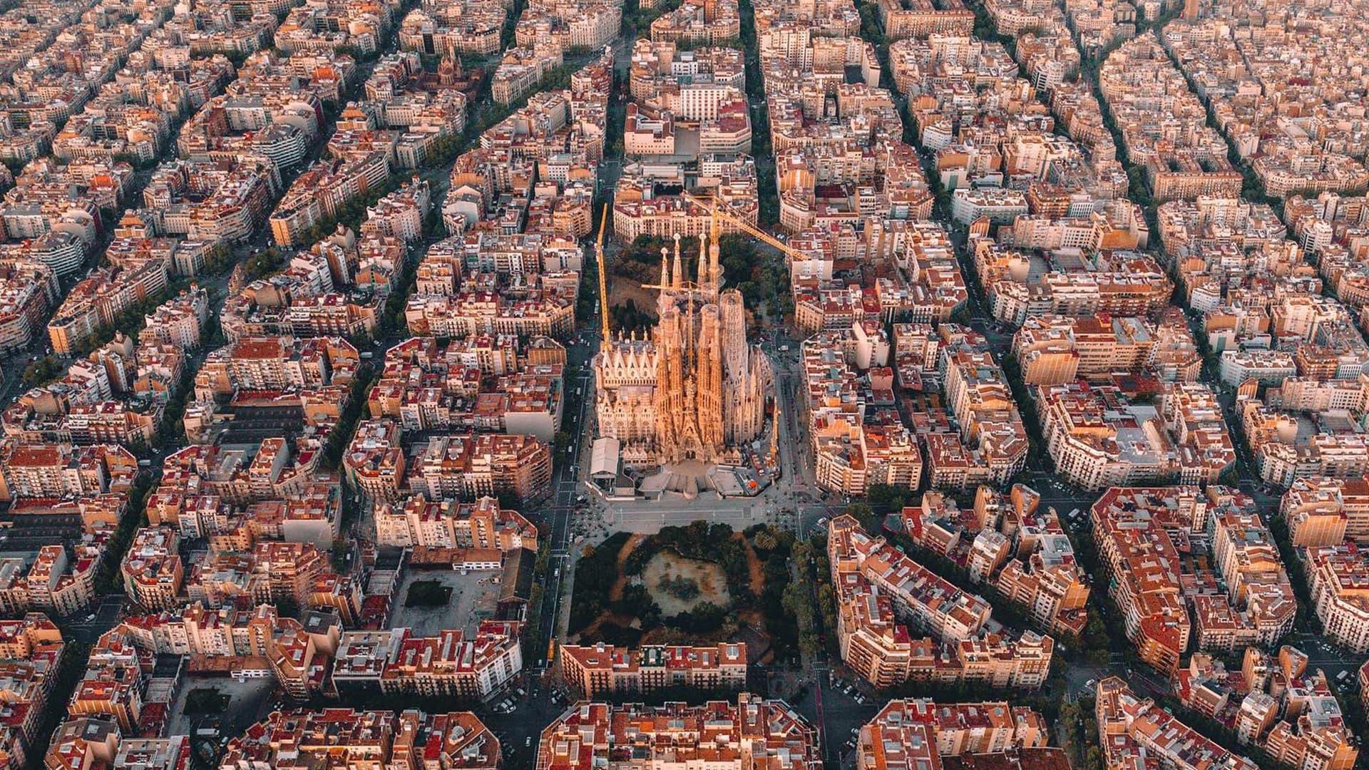 Barcelone vu par Ricardo Bofill backdrop