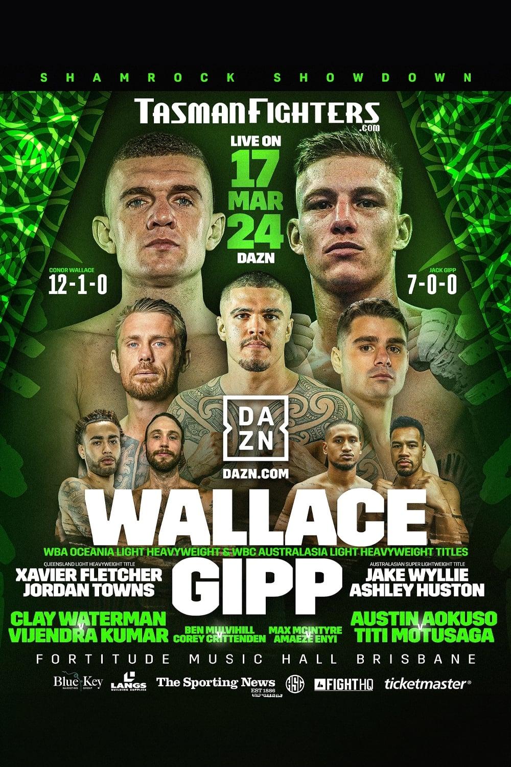 Conor Wallace vs. Jack Gipp poster