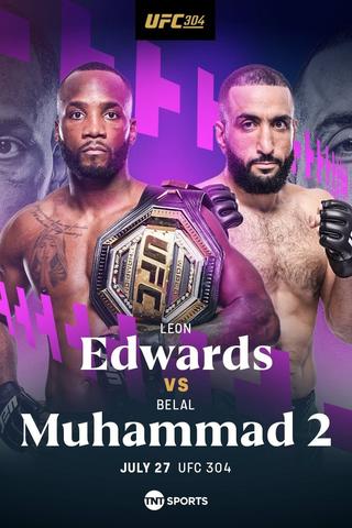 UFC 304: Edwards vs. Muhammad 2 poster