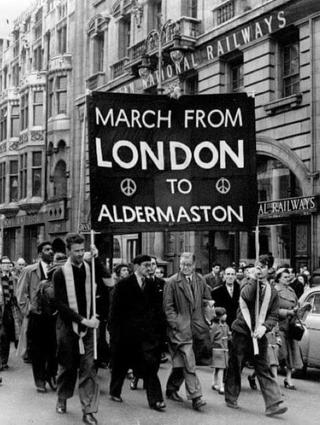 March to Aldermaston poster