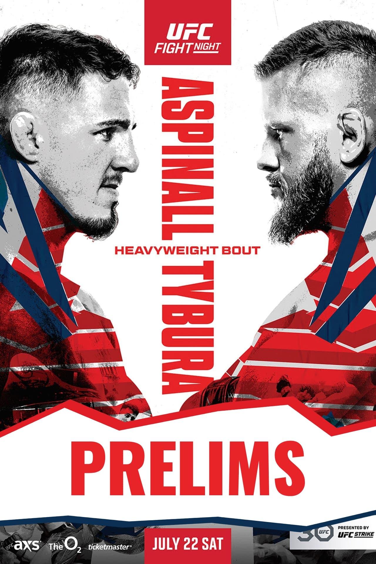 UFC Fight Night 224: Aspinall vs. Tybura poster
