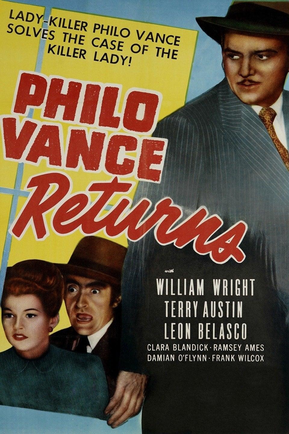 Philo Vance Returns poster