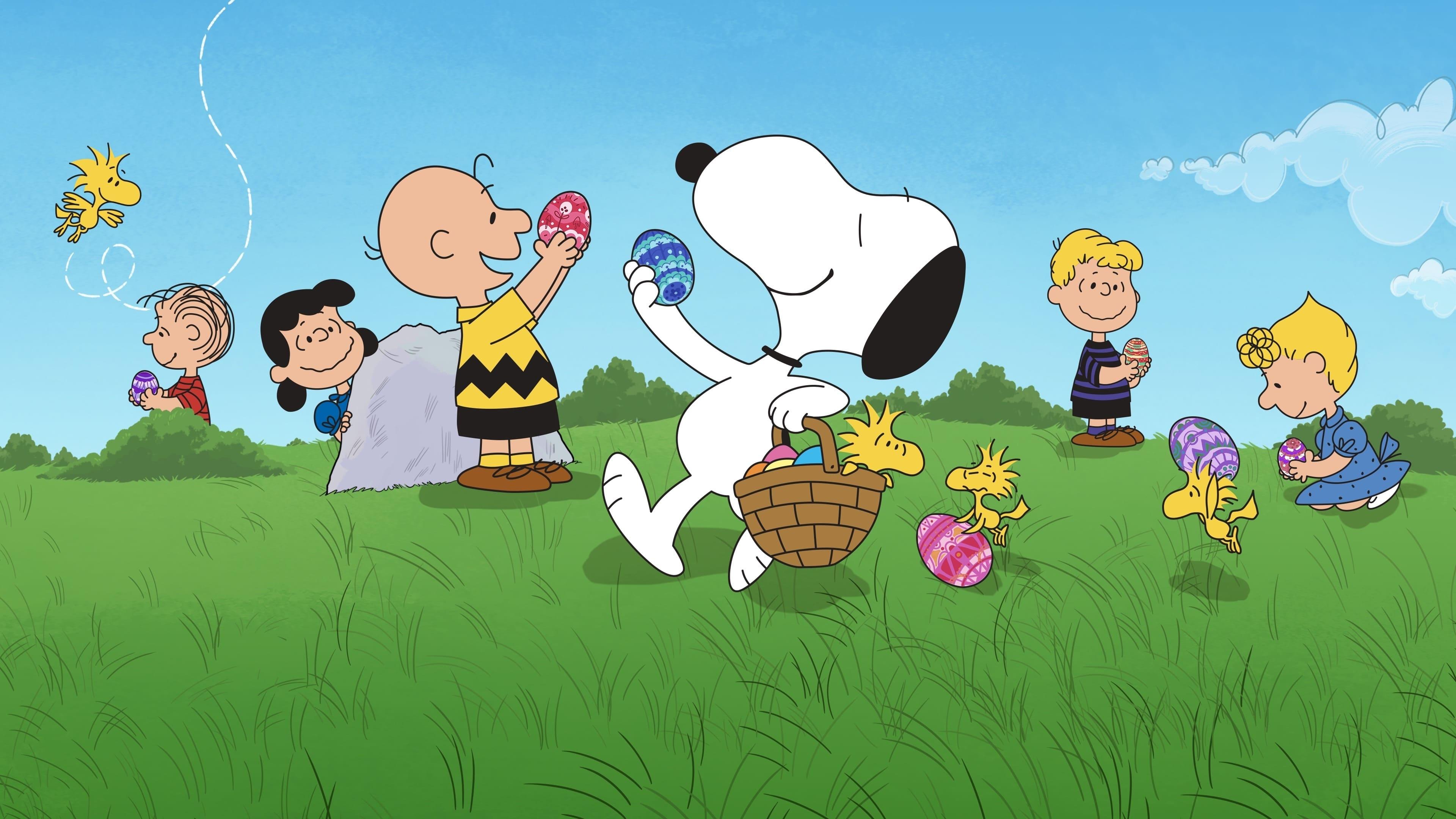 It's the Easter Beagle, Charlie Brown backdrop