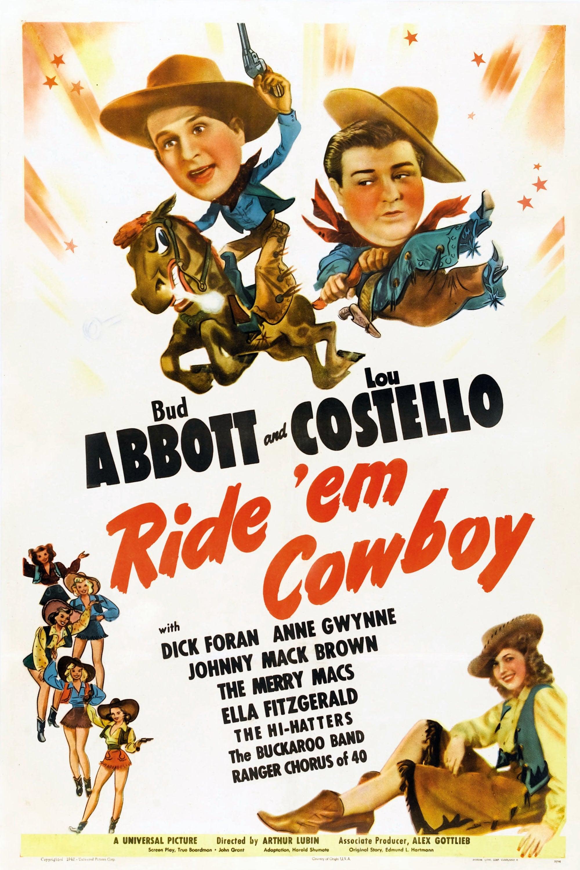Ride 'Em Cowboy poster