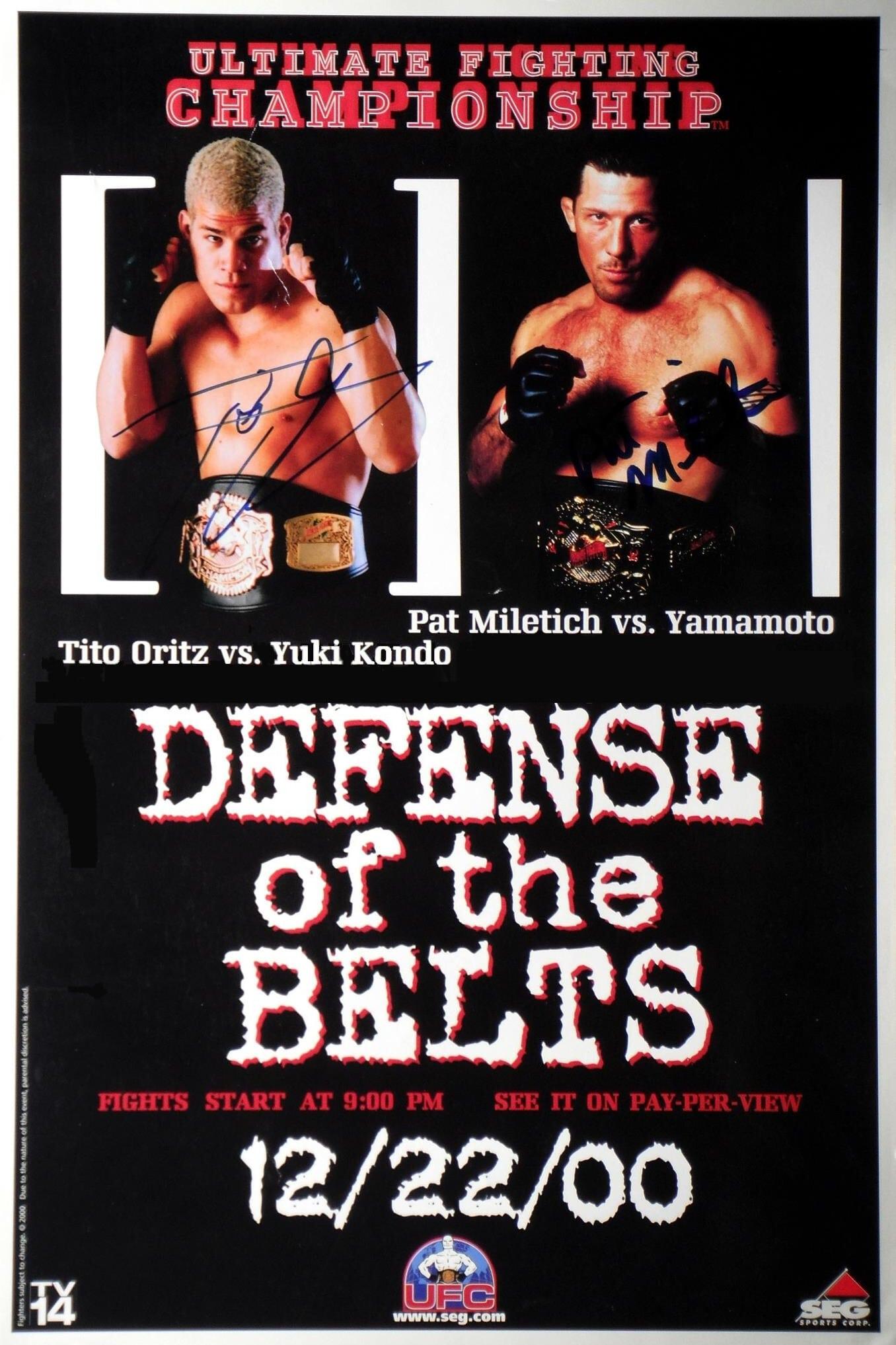 UFC 29: Defense of the Belts poster