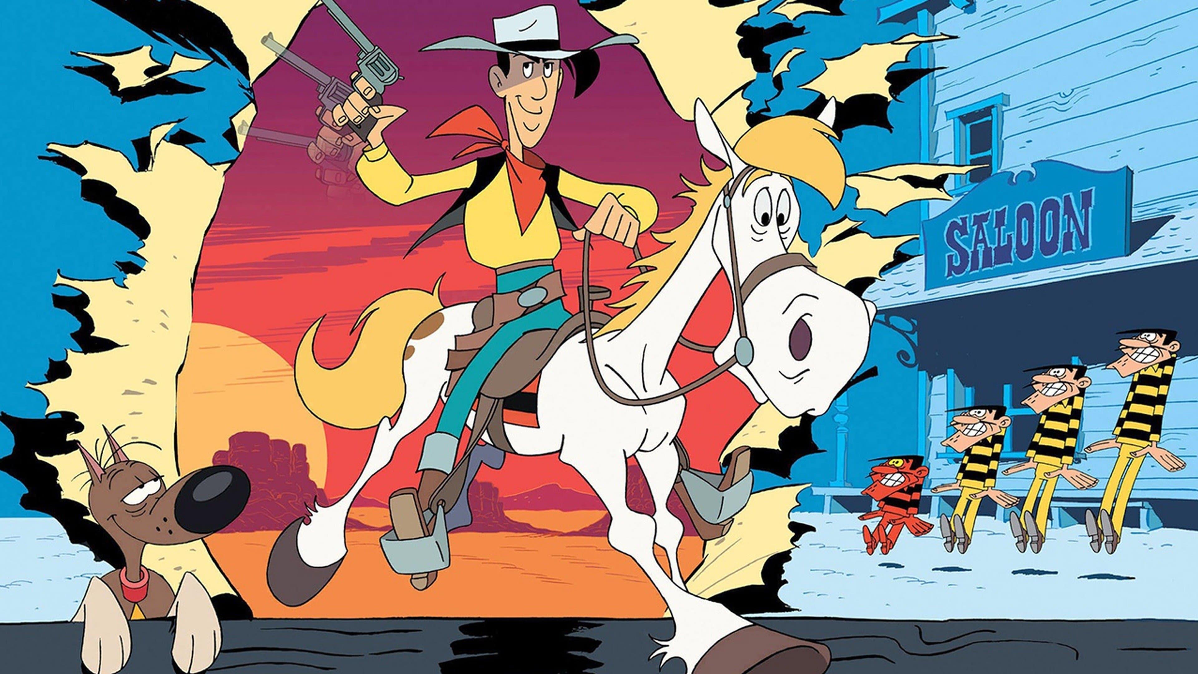 The New Adventures of Lucky Luke backdrop
