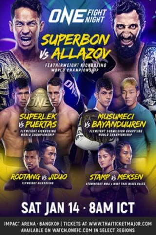 ONE Fight Night 6: Superbon vs. Allazov poster