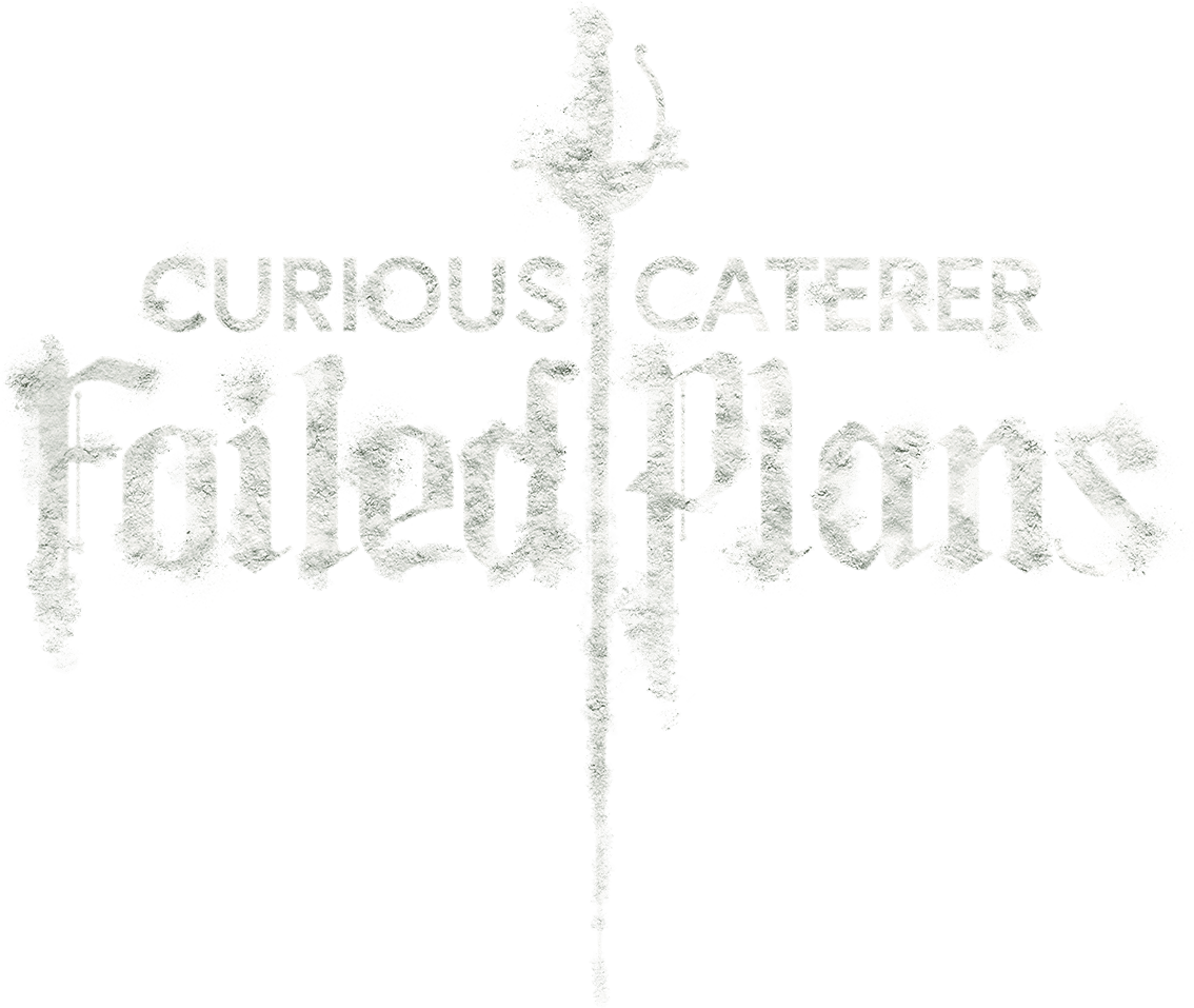 Curious Caterer: Foiled Plans logo