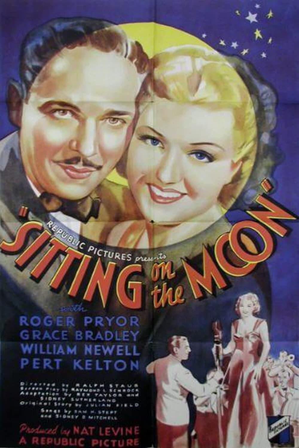 Sitting on the Moon poster