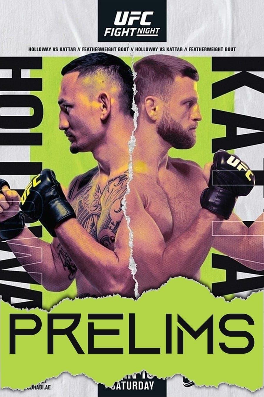 UFC on ABC 1: Holloway vs. Kattar poster