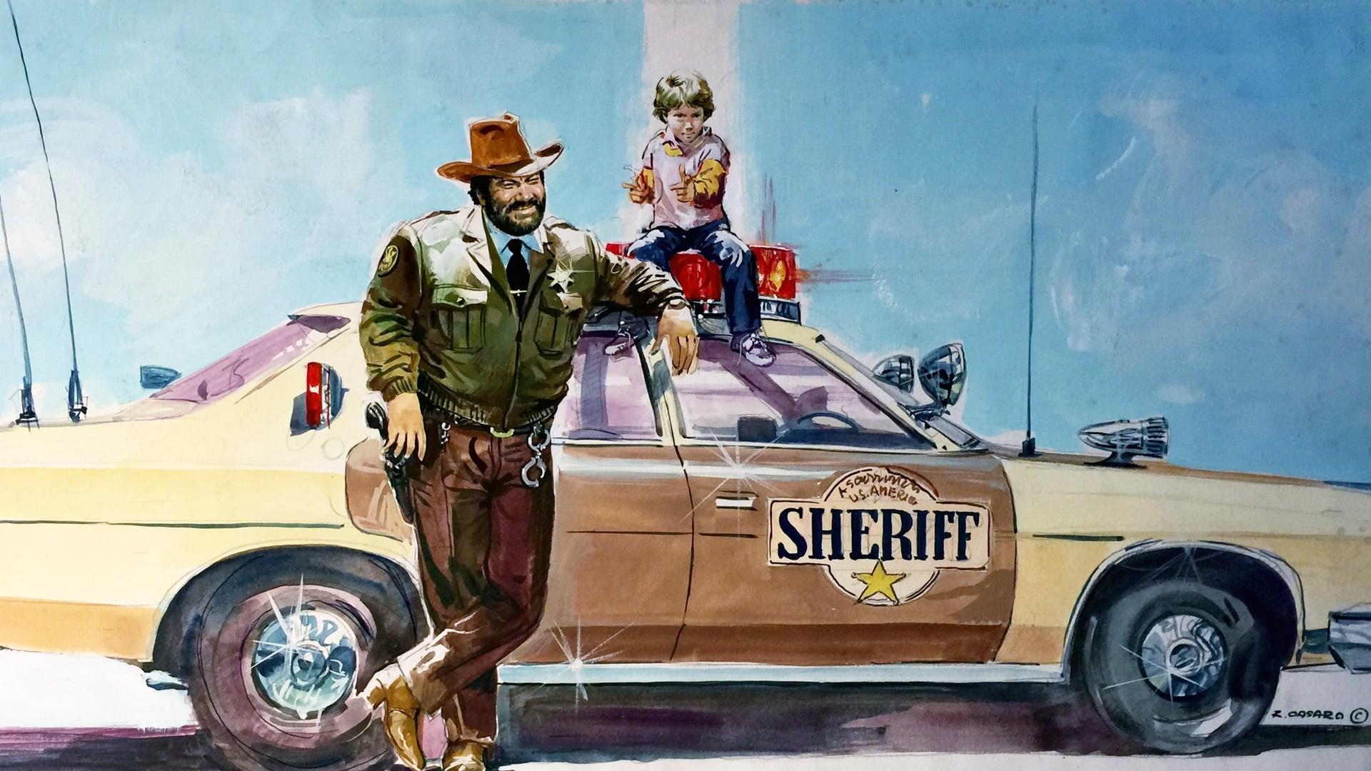 The Sheriff and the Satellite Kid backdrop
