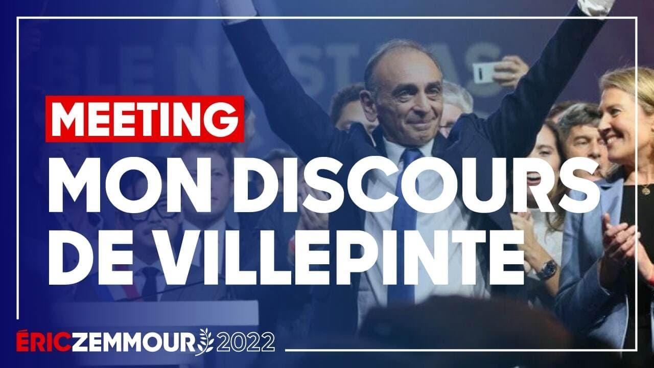 Éric Zemmour : Discours de Villepinte backdrop