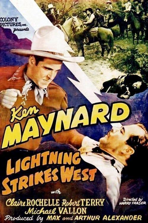 Lightning Strikes West poster