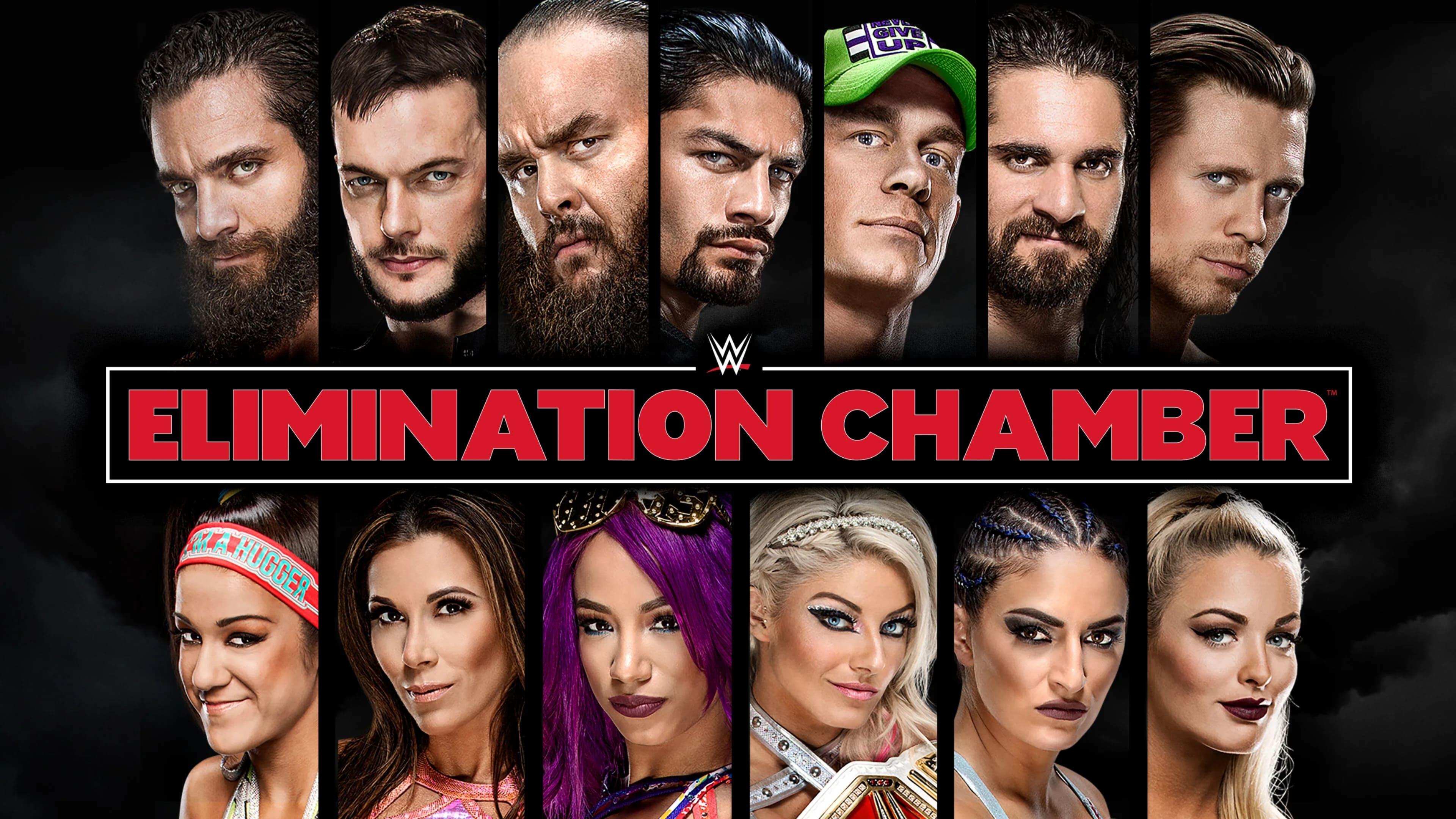 WWE Elimination Chamber 2018 backdrop