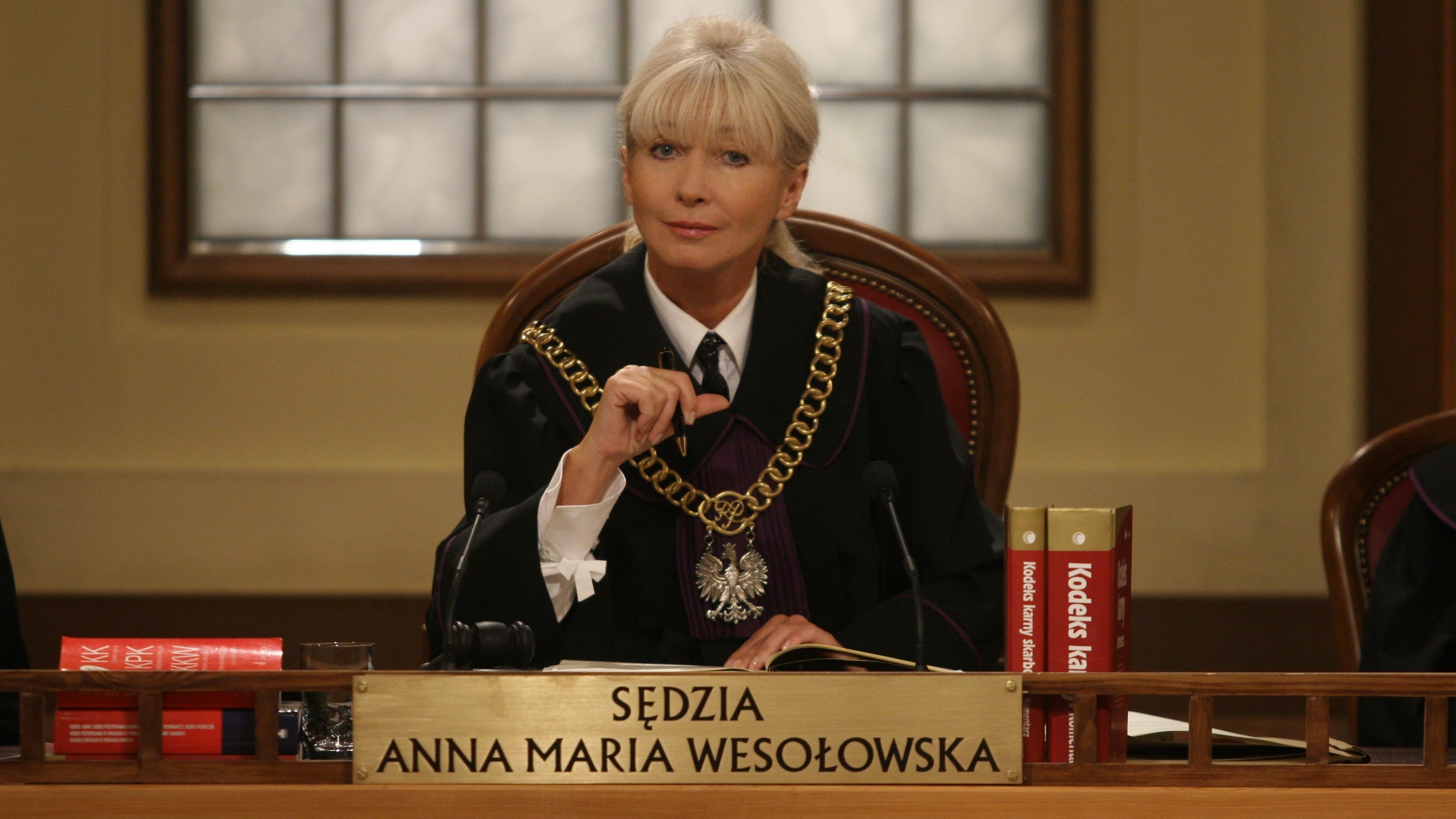 Sędzia Anna Maria Wesołowska backdrop