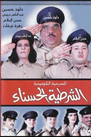 The beautiful policewoman poster