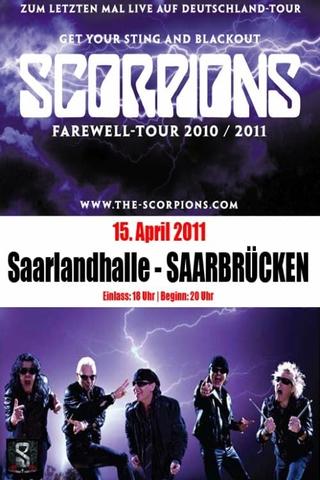 Scorpions - Live au Saarlandhalle Saarbrucken poster