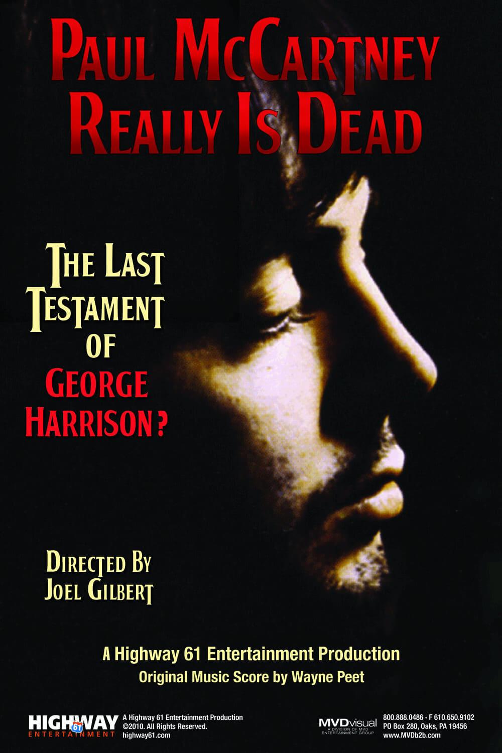 Paul McCartney Really Is Dead: The Last Testament of George Harrison poster