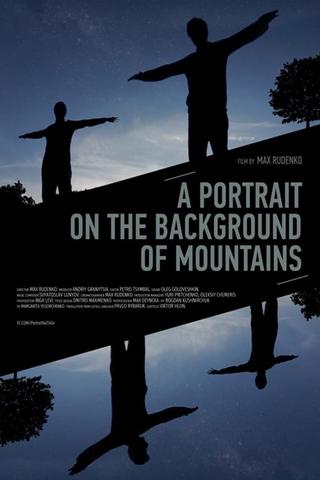 A Portrait on the Background of Mountains poster