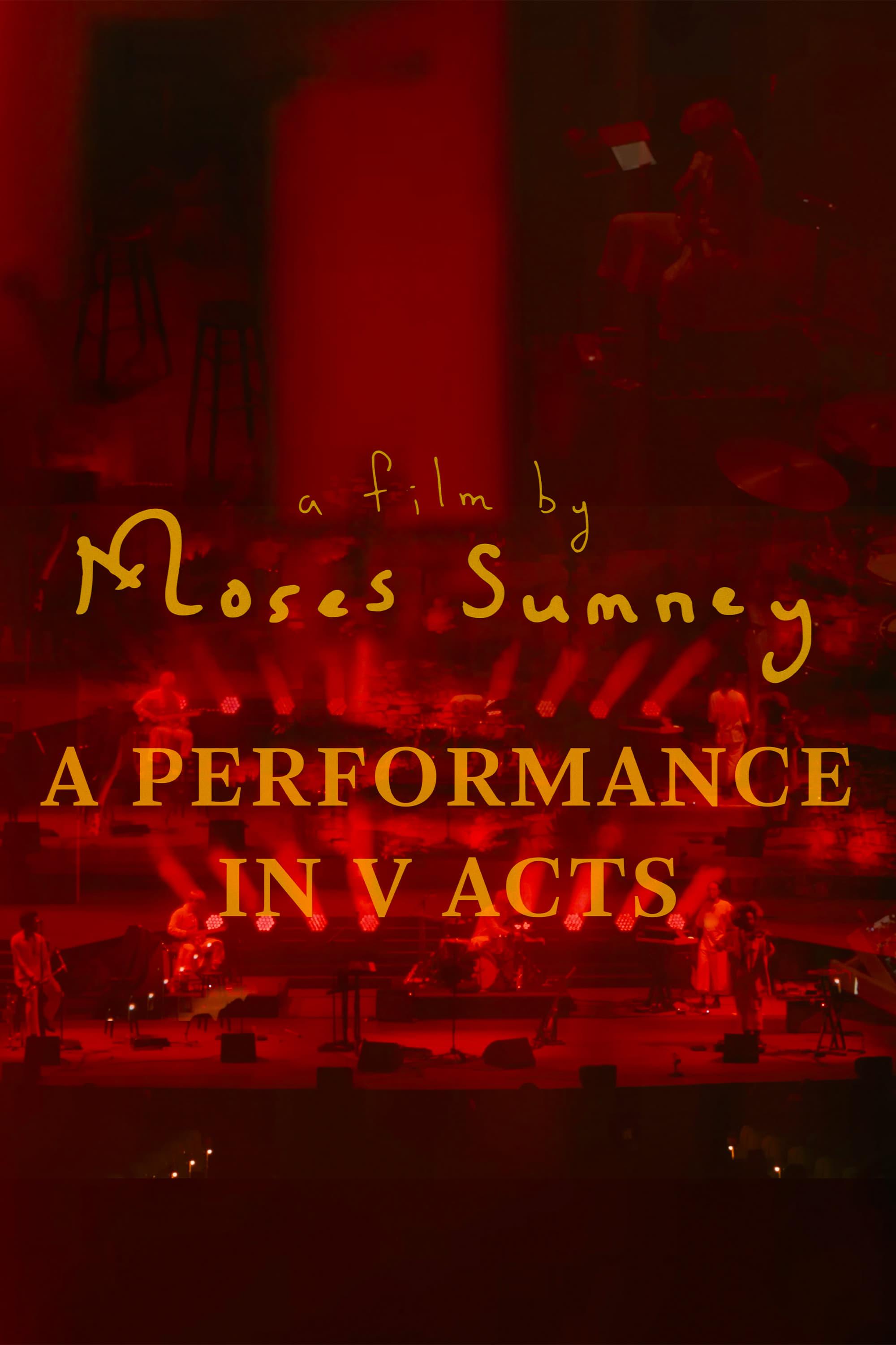 Moses Sumney: A Performance in V Acts poster