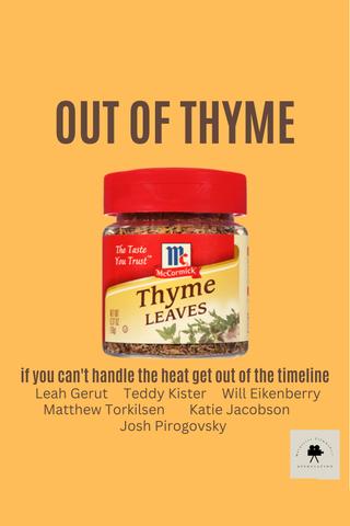 Out of Thyme poster