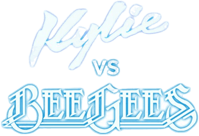 Kylie Minogue V The Bee Gees logo