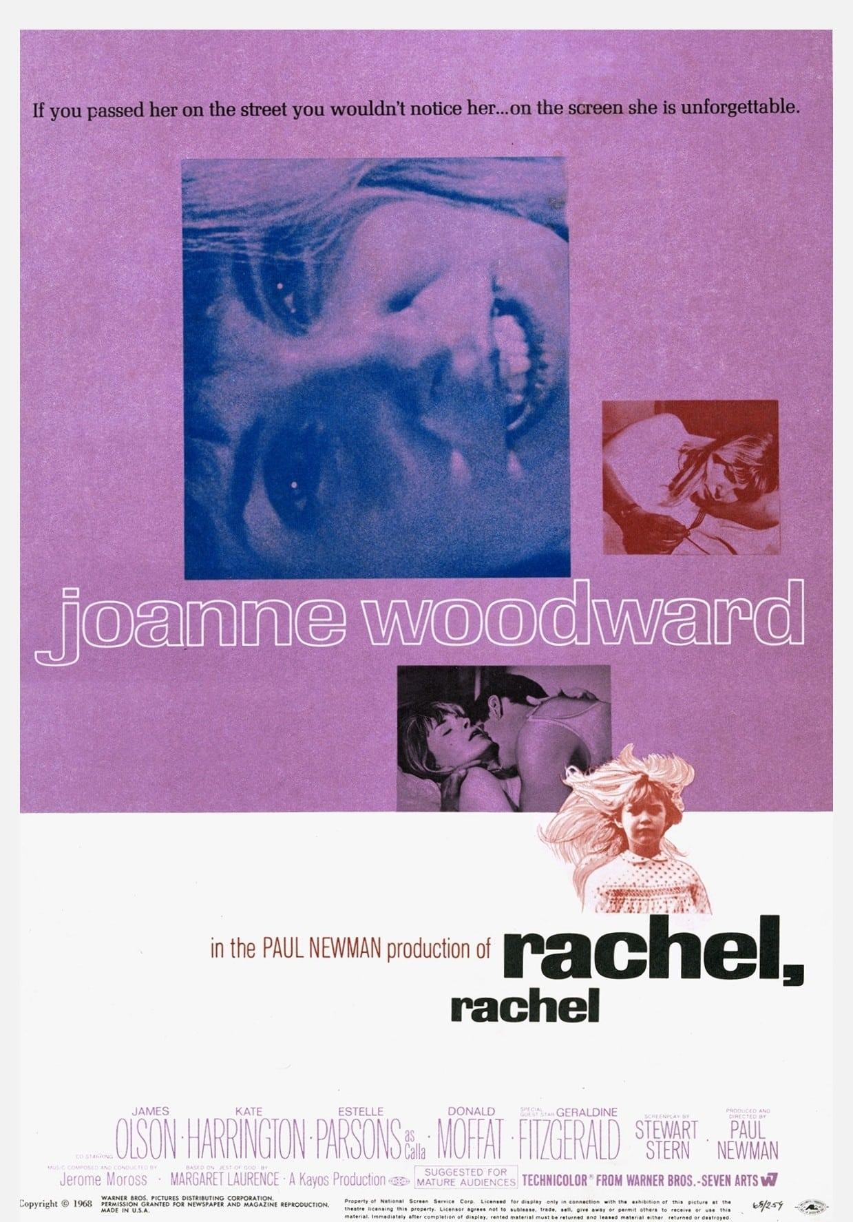 Rachel, Rachel poster