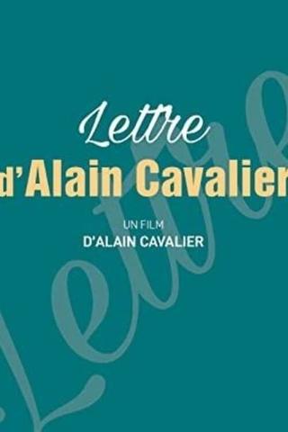 Lettre d'Alain Cavalier poster